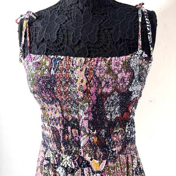 Loft floral smocked maxi dress NWT - Picture 4 of 13